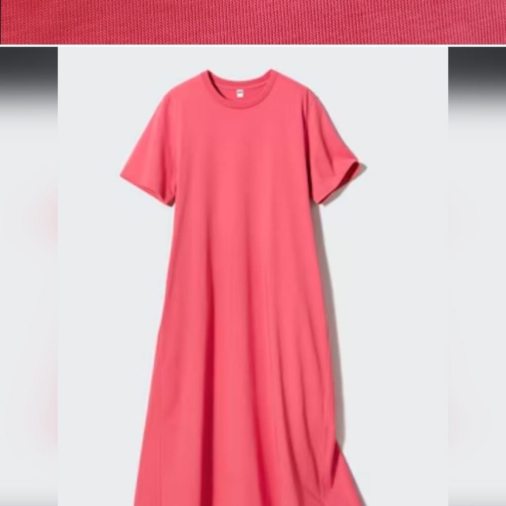 Uniqlo AIRism COTTON SHORT SLEEVE T-SHIRT DRESS